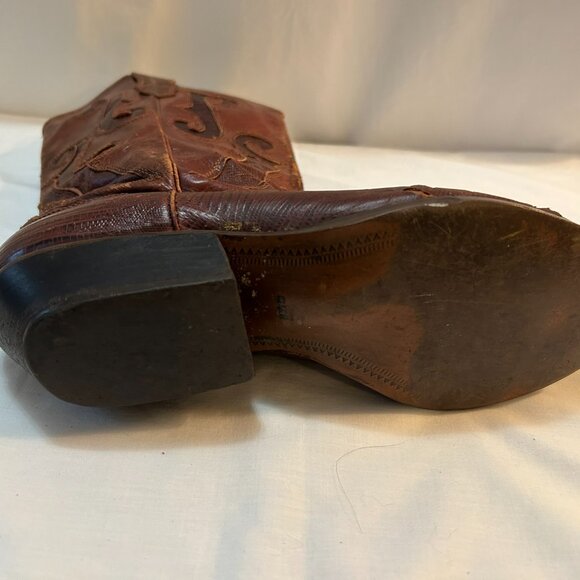 Nine West Romnee Leather Cowboy Boot Womens size 9.5 M - Picture 7 of 10